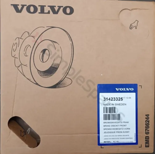 Volvo BRAKE DISC KIT 31423325 - VV-31423325