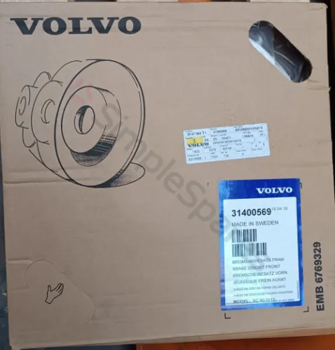 Volvo BRAKE DISC KIT 31400569 - VV-31400569