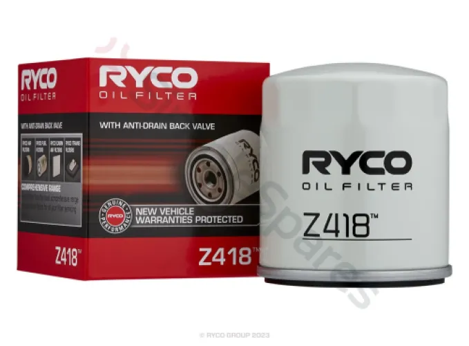 Ryco Oil Filter Z418 - RYC-Z418