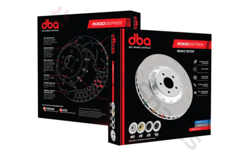 DBA 5000 series - Crossed Drilled, Slotted & Dimpled - Rotor Only DBA53922.1XD - DBA-DBA53922.1XD