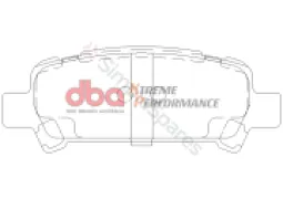 DBA Brake Kit - 4000 Series T3 Slotted & Xtreme Performance Brake Pads (2x DBA4653S + DB1379XP) DBA4653S-1379XP - Image 3