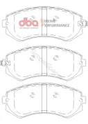 DBA Brake Kit - 4000 Series T3 Slotted & Xtreme Performance Brake Pads (2x DBA4622S + DB1148XP) DBA4622S-1148XP - Image 2
