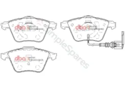 DBA Brake Kit - 4000 Series T3 Slotted & Xtreme Performance Brake Pads (2x DBA42808S + DB2402XP) DBA42808S-2402XP - Image 3