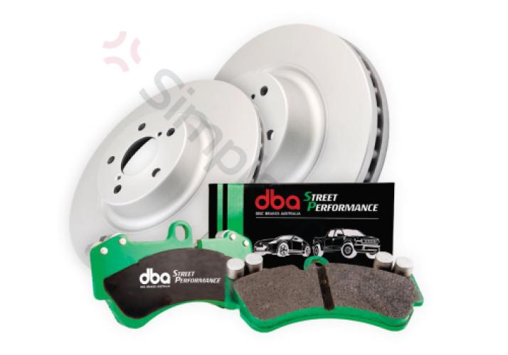 DBA Brake Kit - Street Series En-Shield Plain & Street Performance Brake Pads  (2x DBA2830E + DB8849SP) DBA2830E-8849SP - DBA-DBA2830E-8849SP