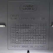 Land Rover Floor Mats - Rubber Set VPLVS0311 - Image 3