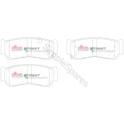 DBA Brake Pads Street Performance | Rear Axle DB2035SP - Image 2